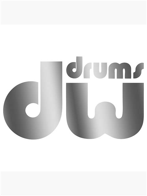 Elegant Dw Drums Design Poster For Sale By Jigandss Redbubble