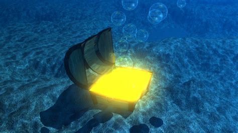 Artstation Underwater Treasure Chest