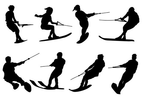 Free Water Skiing Icons Vector 128614 Vector Art At Vecteezy