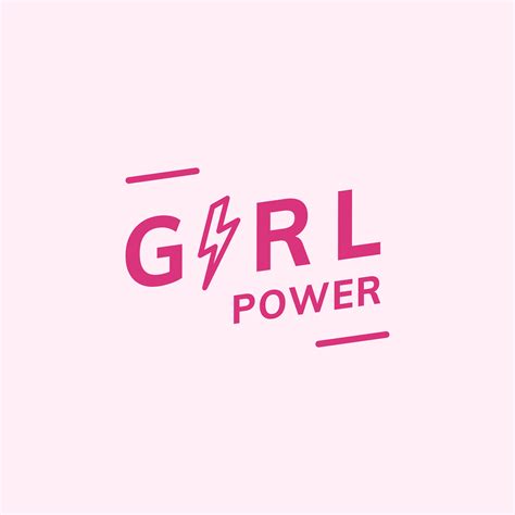 Girl Power Emblem Badge Illustration Download Free Vectors Clipart Graphics And Vector Art