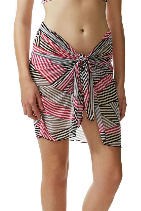 sarong in stripes available from april 2015 cool mesh fabric sarong beachwear sarongs