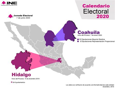 Elección federal y elecciones locales. Calendario Electoral - Instituto Nacional Electoral