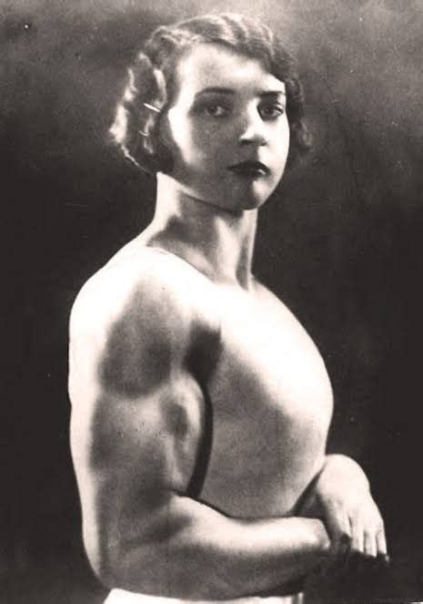 Strong Woman And Acobat Louise Leers Aka Luise Krökel 1930s Some Of
