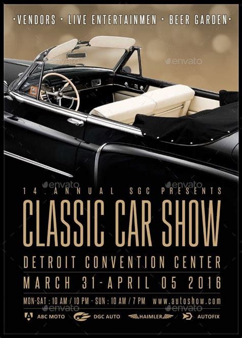 Classic Car Show Flyer Classic Car Show Flyer Template Car Show