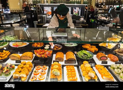 England London Knightsbridge Harrods Department Store The Food Hall The Deli Counter
