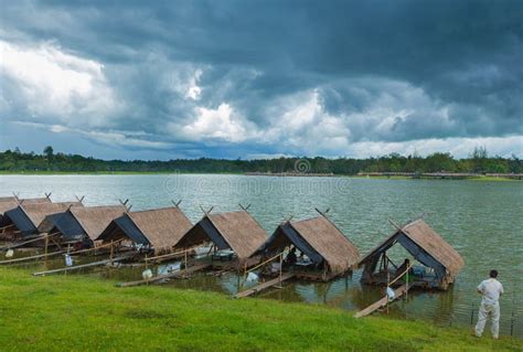 View Of Huay Tung Tao Lake In Chiang Mai Thailand Stock Image Image