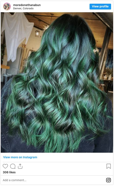 Black And Green Hair 7 Gorgeous Ways To Rock This Look