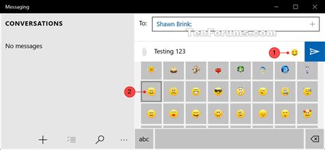 Messaging App Send Sms Text Message On Windows 10 Pc Tutorials