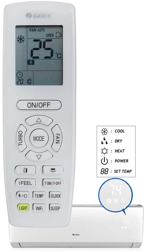 Gree Ac Remote Cooling Setting