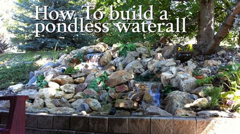 How To Build A Pondless Waterfall With Pictures Instructables