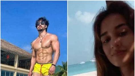 Disha Patani Tiger Shroff Share Stunning Pictures From Maldives Is