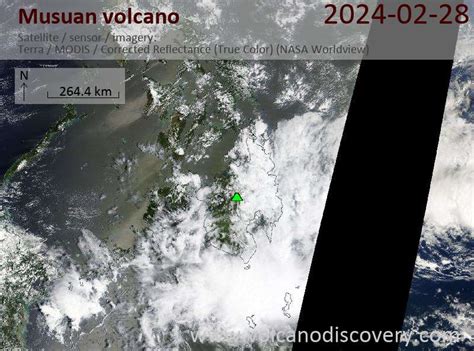 Latest Satellite Images Of Musuan Volcano Volcanodiscovery