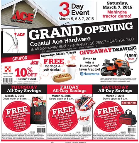 Grand Opening Coupons