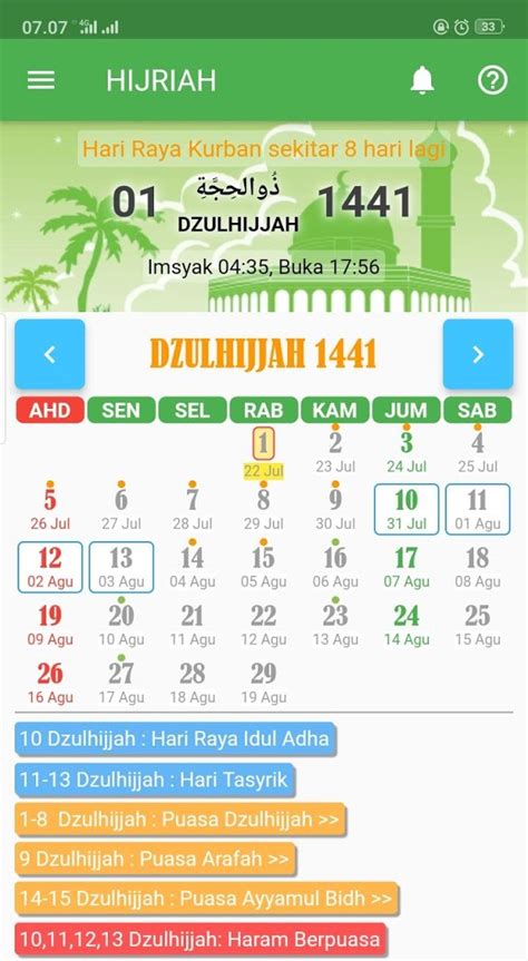 Daftar Aplikasi Hijriah Untuk Smartphone Android Dailysocialid