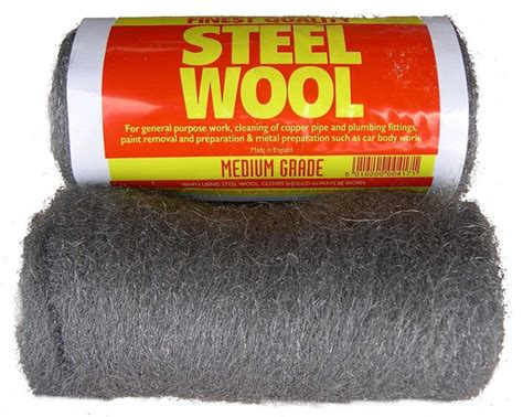 Steel Wool Medium Grade 1lb450gm Pack