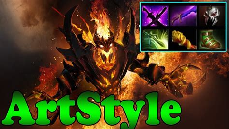 dota 2 artstyle plays shadow fiend vol 2 ranked match gameplay youtube