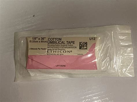 Ethicon Cotton Umbilical Tape Sutures Keebomed