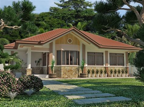 Simple Filipino Bungalow House Design With Floor Plan Charming Style