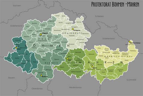Protectorate Bohemia And Moravia 1939 1945 Maps On The Web