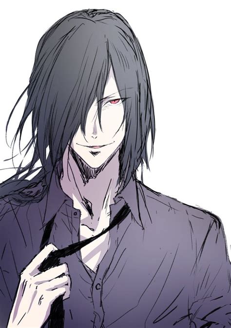 They're either the protagonist or even minor characters within the anime, and have failry long to very long hair styles. Pin by Xina on 도검난무 | Anime guy long hair, Anime black hair, Anime boy long hair