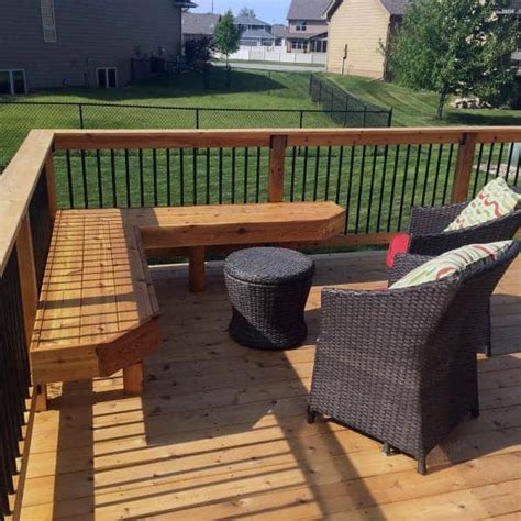 Top 60 Best Deck Bench Ideas Built In Outdoor Seating
