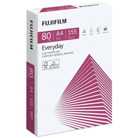 Fujifilm A4 80gsm White Everyday Paper Pack Of 500 Officemax Nz