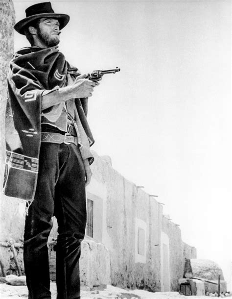 After achieving success in the western tv series rawhide. Clint Eastwood in the Sergio Leone Spaghetti Western ...