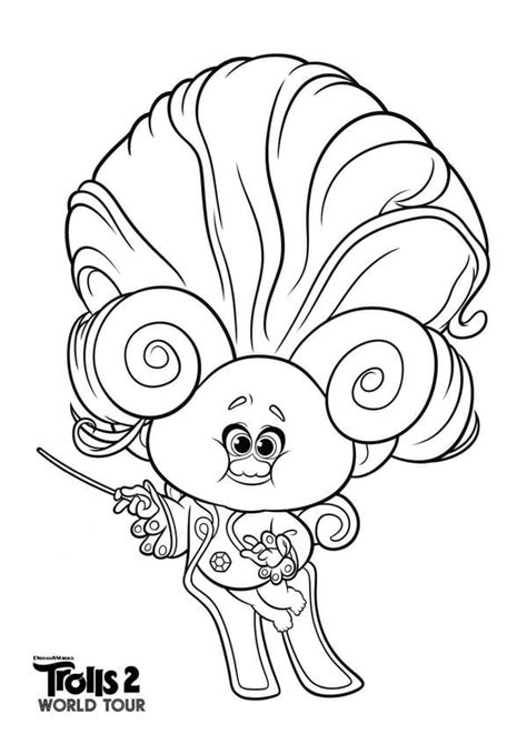 Top 20 Printable Trolls World Tour Coloring Pages Online Coloring Pages