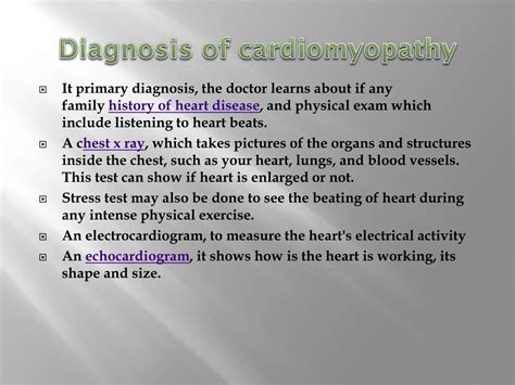 Ppt Cardiomyopathy Causes Symptomstypes Diagnosis And Treatment