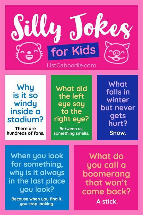 45 Best Jokes For Kids Guaranteed Laughs Free Printable Funny