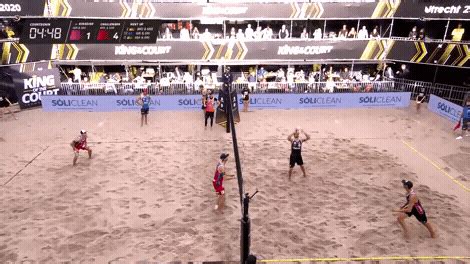 Mol learned to play beach volleyball as a teenager. Beach Volleyball Wow GIF by Volleyball World - Find ...
