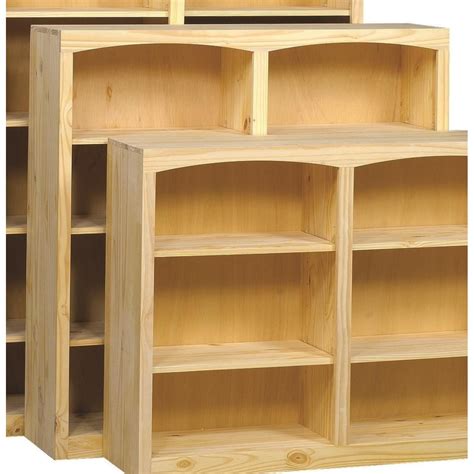 Archbold Furniture Pine Bookcases Solid Pine Bookcase With 6 Open