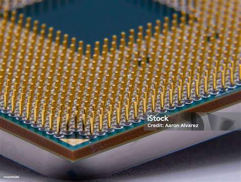 Close Up Photo Of A Pin Grid Array Cpu Stock Photo Download Image Now