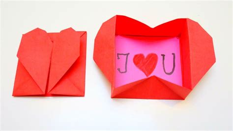 Origami Heart Box Valentines Day Crafts Emma Diy 17 With Images