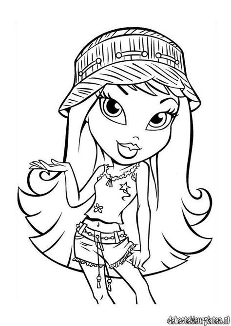 Printable Bratz Dolls Coloring Pages Clip Art Library