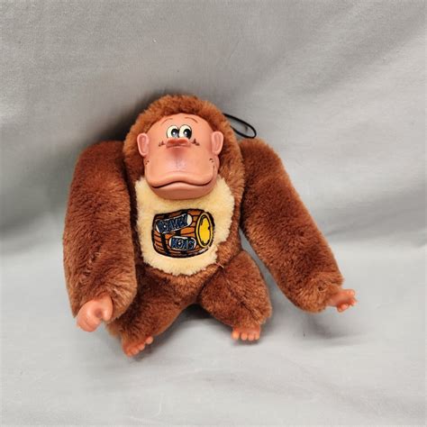 Vintage 1982 Etone Donkey Kong 7 Stuffed Beanbag Plush Toy Figure