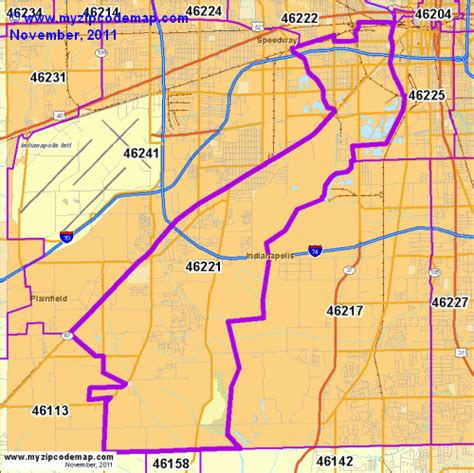 Zip Code Map Of 46221 Demographic Profile Residential Housing
