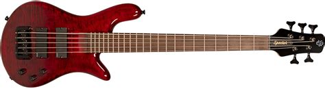 Spector Bantam 5 Black Cherry Gloss 32 Inch 5 String Bass Guitar