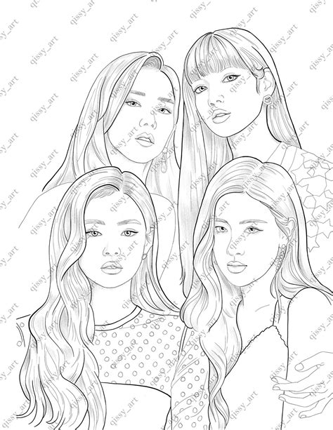 Kpop Blackpink Coloring Pages Review Coloring Page Guide The Best