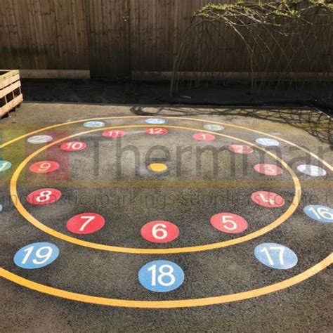 Thermoplastic Playground Markings Bright And Colourful School