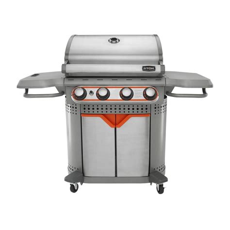 Stok Quattro 600 Sq In 4 Burner Gas Grill With Insert System Sgp4130n