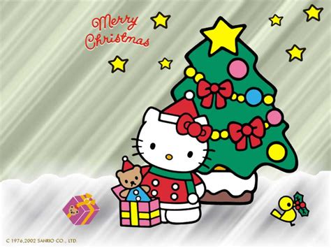 coloriage hello kitty noël à imprimer et colorier