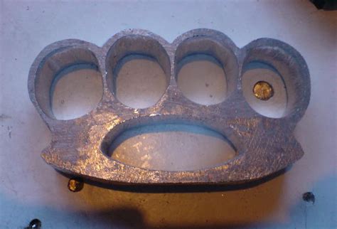 Weaponcollectors Knuckle Duster And Weapon Blog How To Make Knuckle