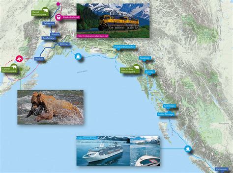 Best Of Alaska And Inside Passage 2020 Karte Captain Renés Travel