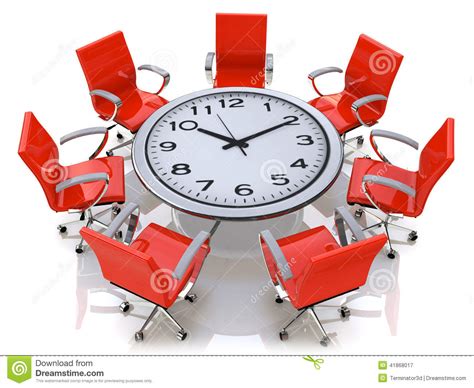 Business Meeting Time Conference Concept Stock