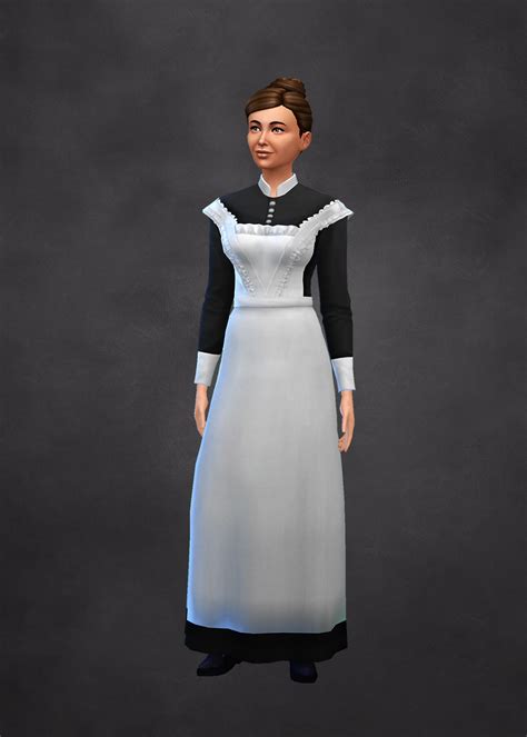 Sims 4 Maid Uniforms Posts Dopecherryblossomheart