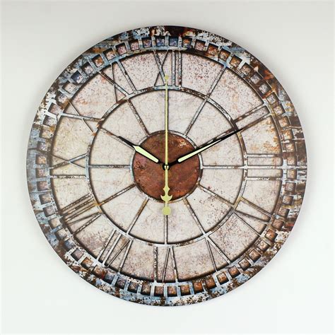 Frozen Decorative Wall Clock Modern Design Warranty 3 Years Unique