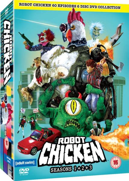 Robot Chicken Series 1 3 Complete Dvd Zavvi