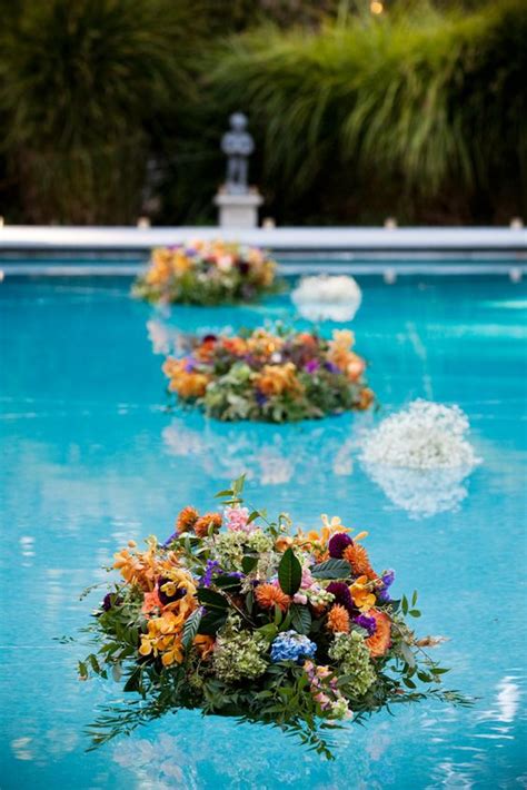 56 Adorable Floating Flower Wedding Decorations Weddingomania