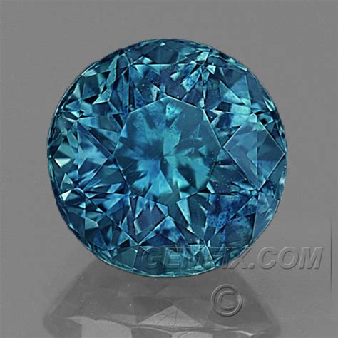 Blue Green Montana Sapphire Teal Round Roulette Cut 115cts 12